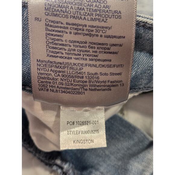 NWT NYDJ Margot Girlfriend Kingston Jeans | 26W LiftXTuck Preppy Athleisure - Picture 11 of 11